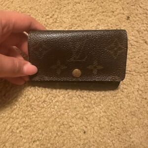 Louis Vuitton Brown Monogram Key Pouch